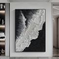 Black White Beach wave sand 03 wall decor